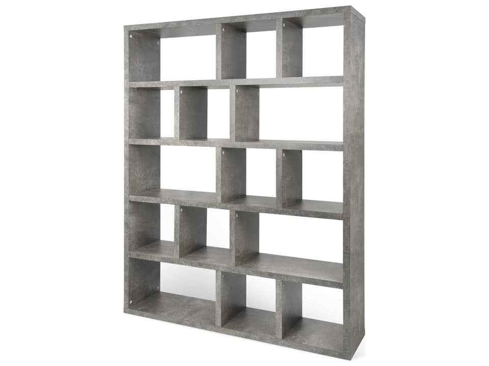 Berlin Bookcase in Concrete Look