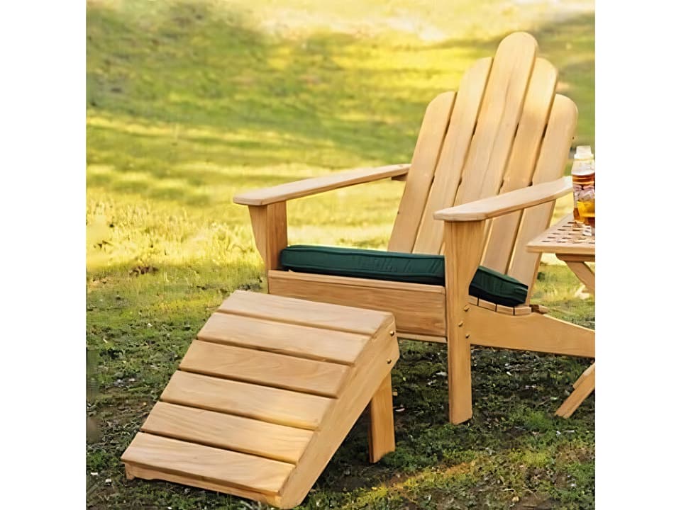 Adirondack Chair with Footrest