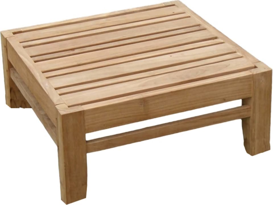 Delmar Square Side Table in Natural Teak