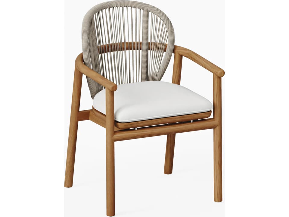 Fensee Teak Dining Arm Chair