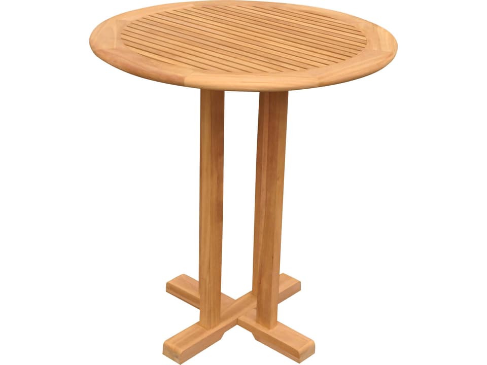 Giva 36 Inch Round Bar Table in Natural