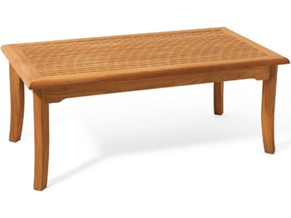 Giva 47 Inch Teak Rectangular Coffee Table