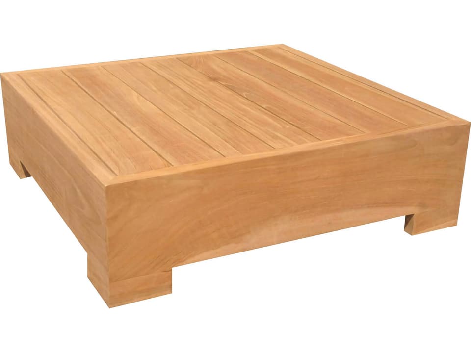 Leveb Teak Outdoor Ottoman