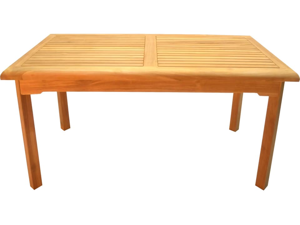 Napa Rectangular Teak Coffee Table in Natural