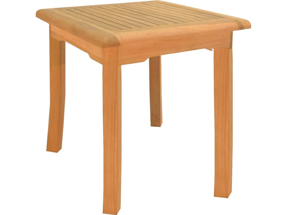 Napa Square Side Table in Natural Teak