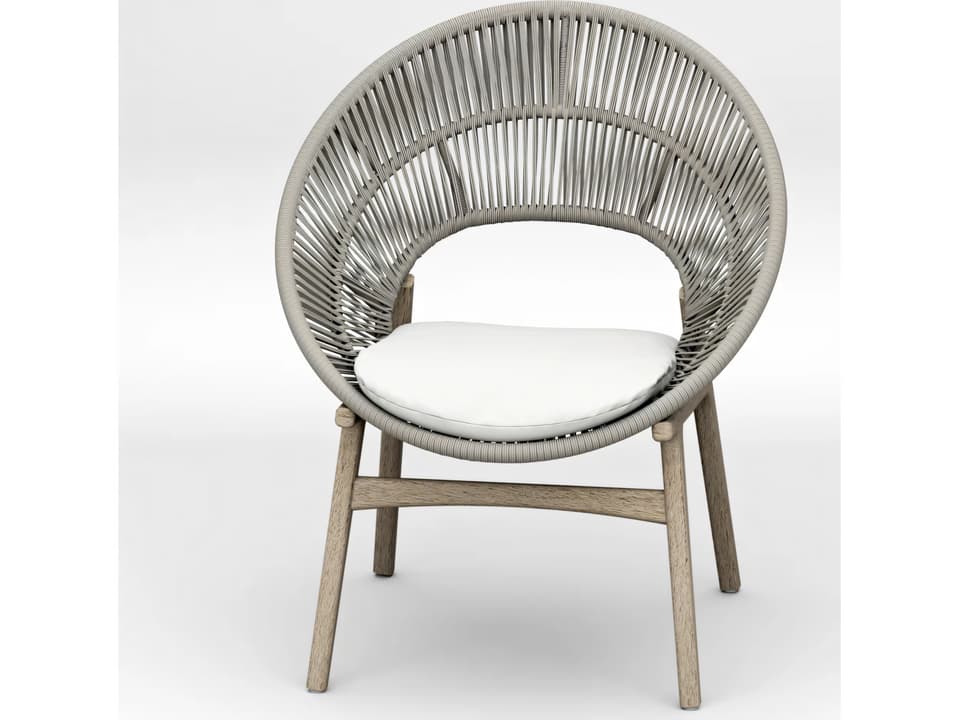 Robas Dining Arm Chair in Natural Teak
