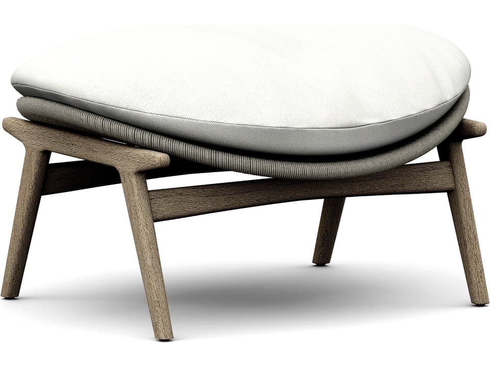 Robas Teak Cushion Ottoman
