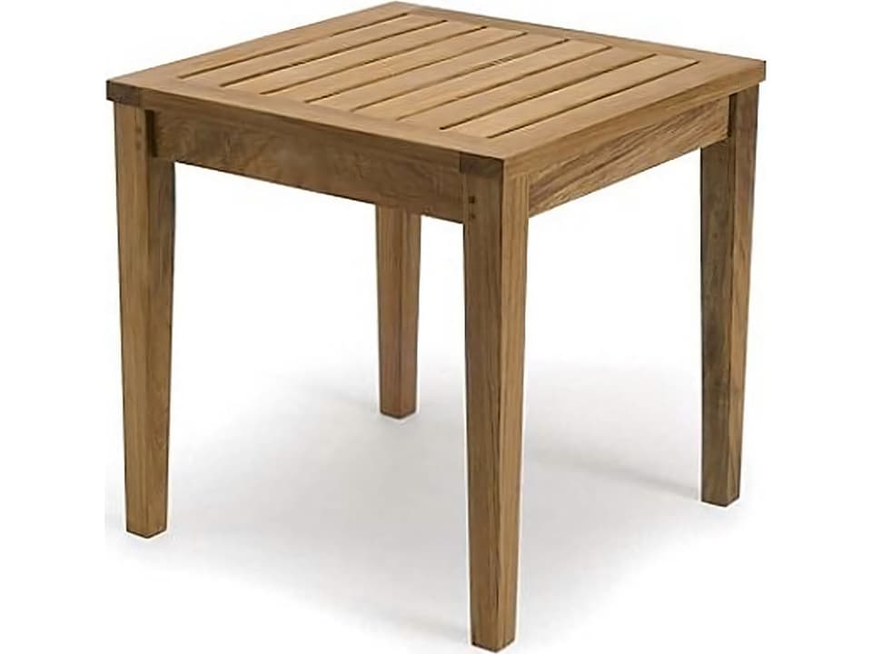 Sack 20.75 Inch Square Side Table Stool in Natural