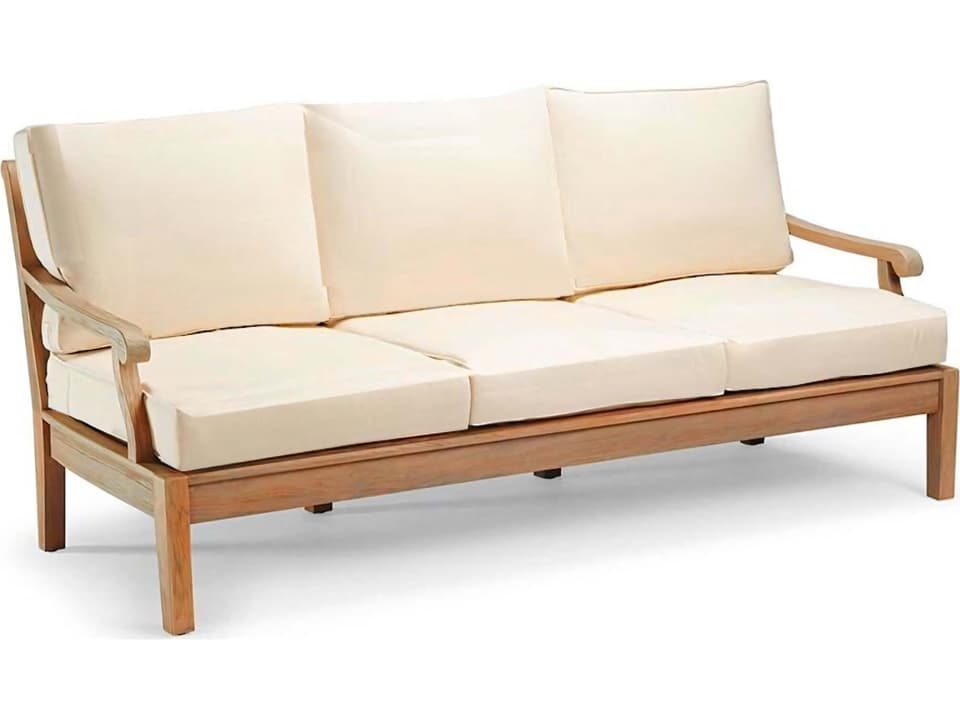 Sack 3-Seat Teak Sofa