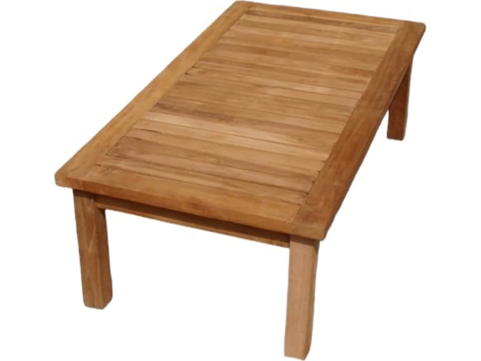 Samurai 48-Inch Rectangular Teak Coffee Table