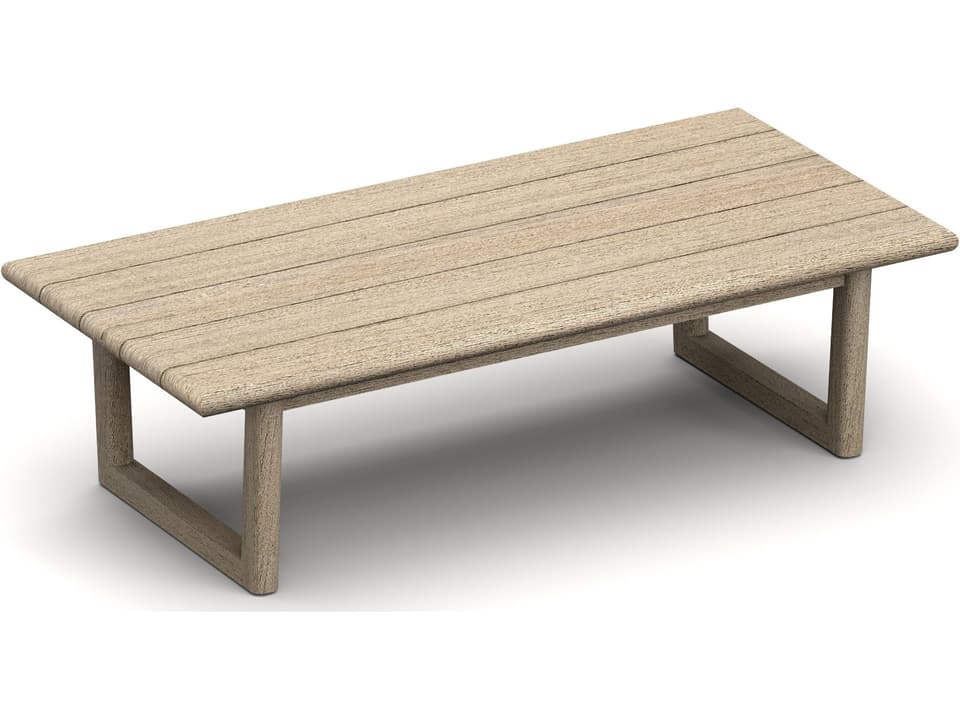 Sema Rectangular Coffee Table Weathered Teak