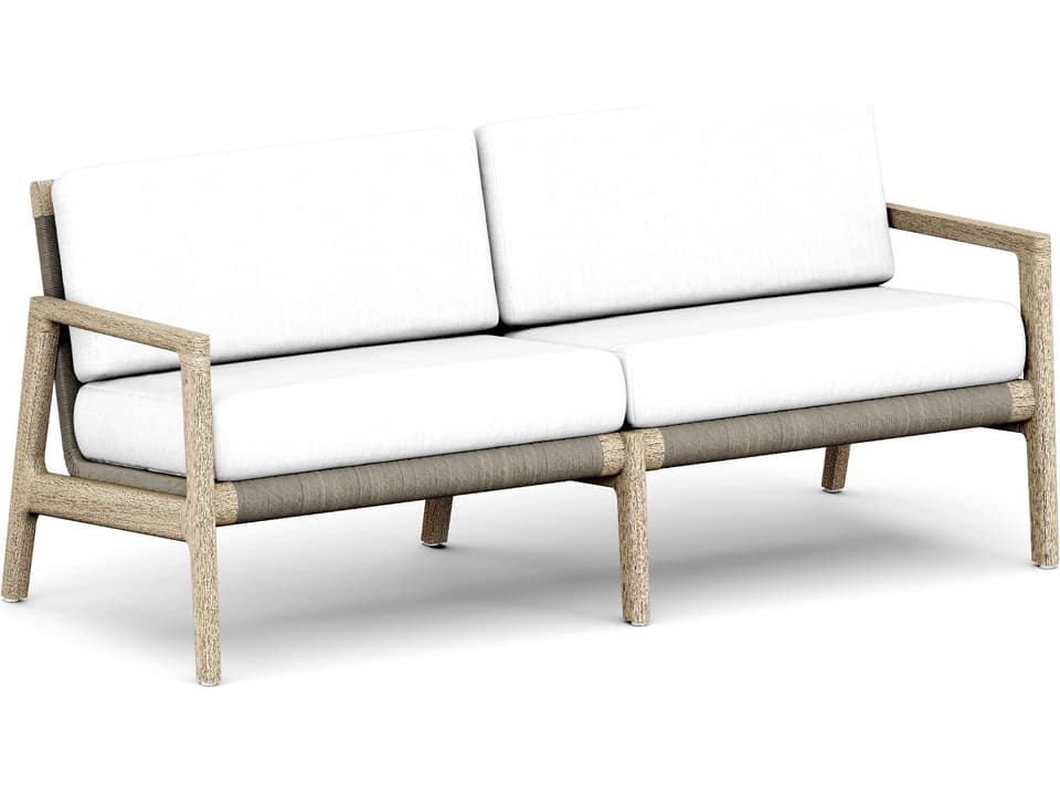 Sema Lounge Sofa with Weathered Teak Frame