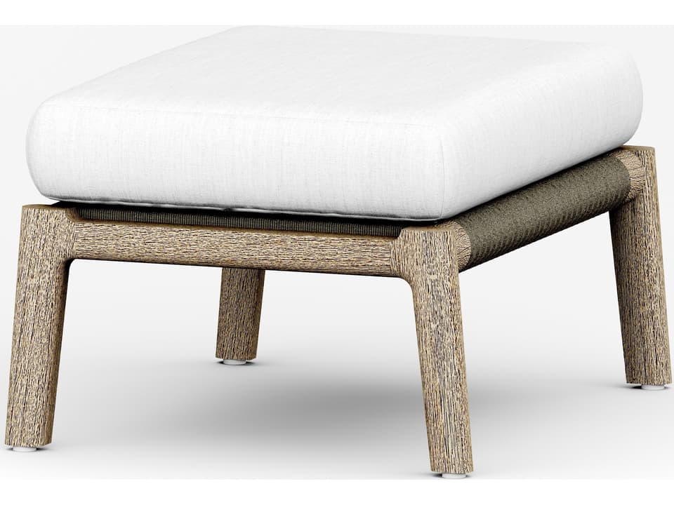 Sema Ottoman Frame in Weathered Teak