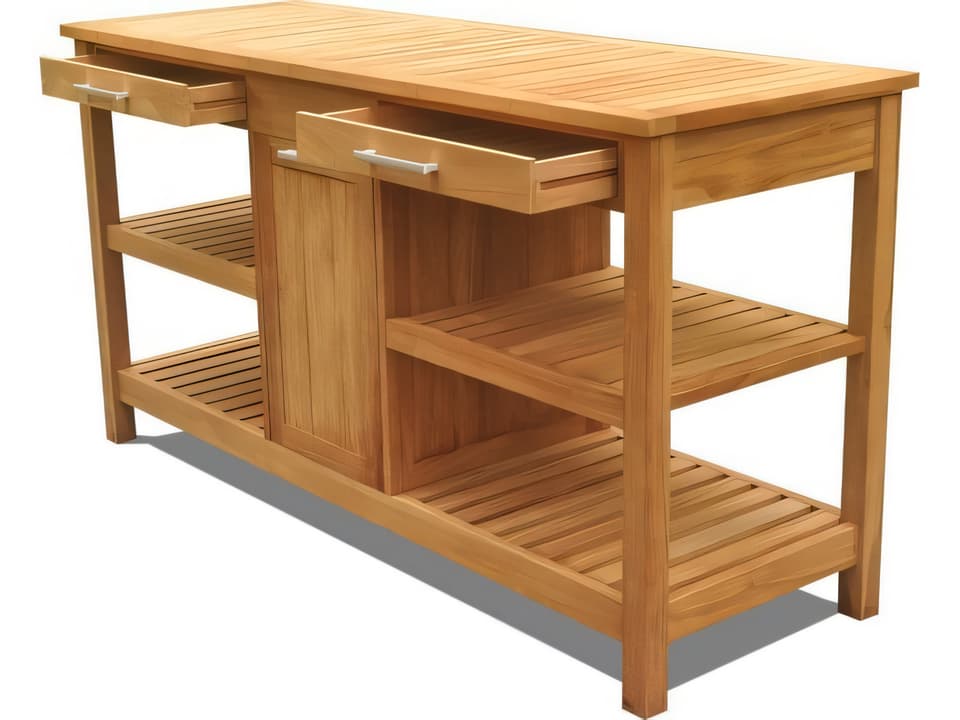Solvang Teak Outdoor Serving Buffet