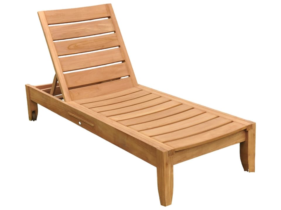 Atnas Teak Multi Position Chaise Lounger