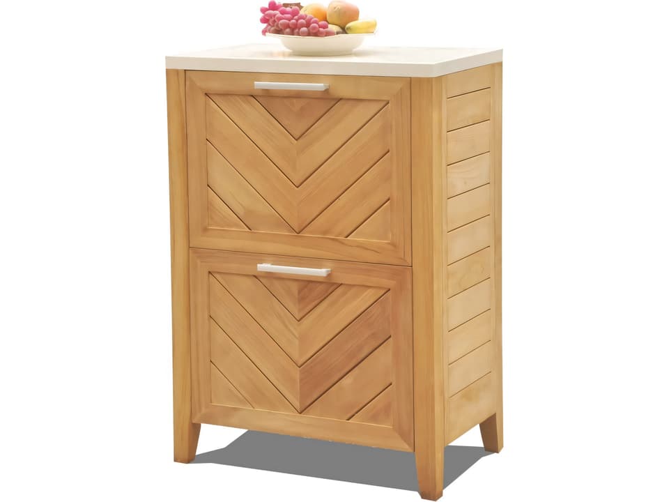Ventura Teak Cabinet with 2 Drawers