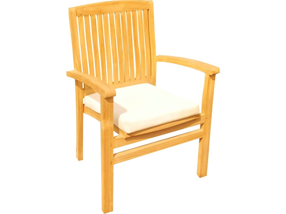 Wave Stacking Captain Dining Arm Chair