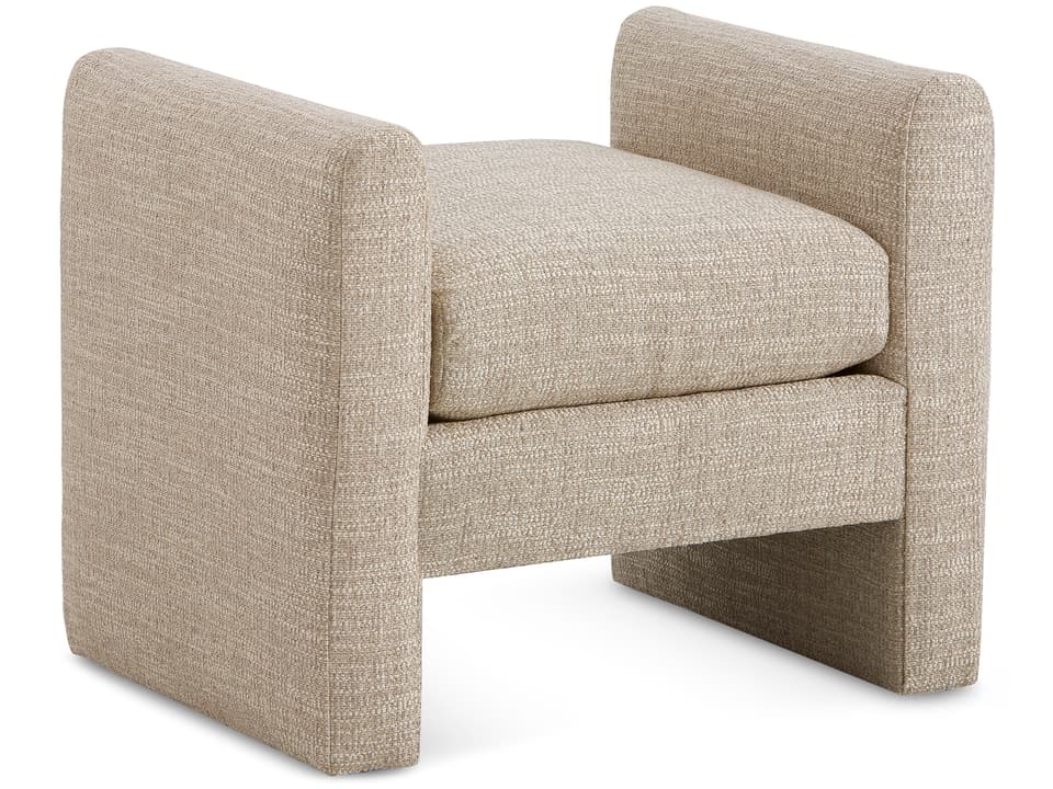 Shapely Upholstered Accent Bench