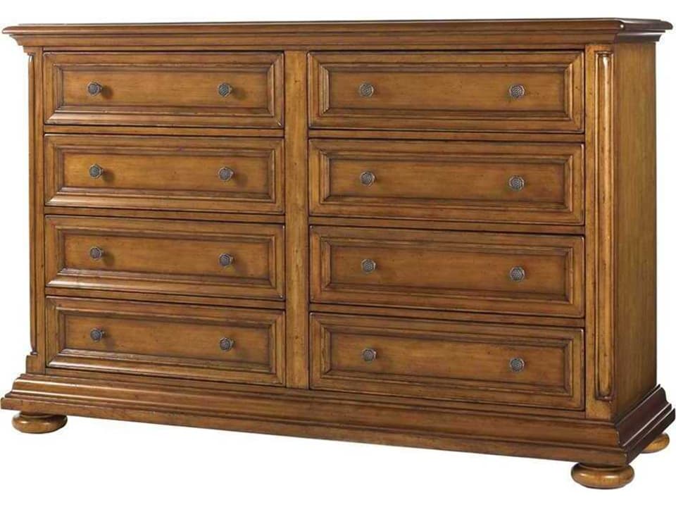 Island Estate Martinique 8-Drawer Double Dresser in Plantation Finish