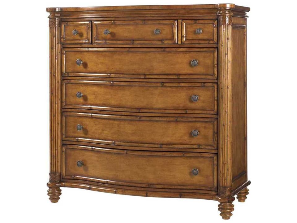 Island Estate Silver Sea 7-Drawer Chest in Plantation Finish