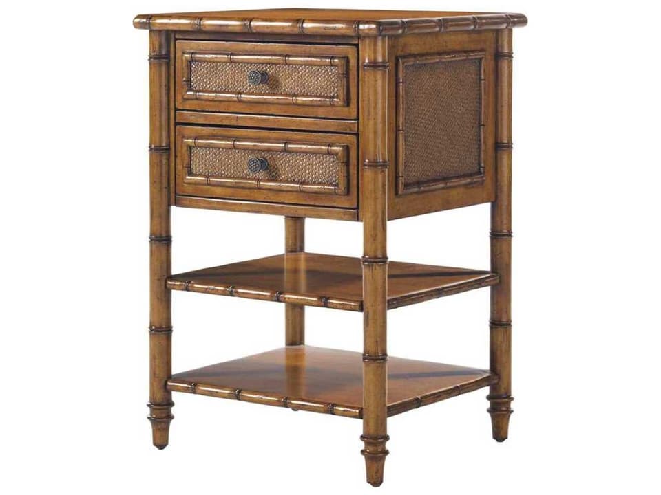 Island Estate Ginger Island 2-Drawer Nightstand Plantation Finish