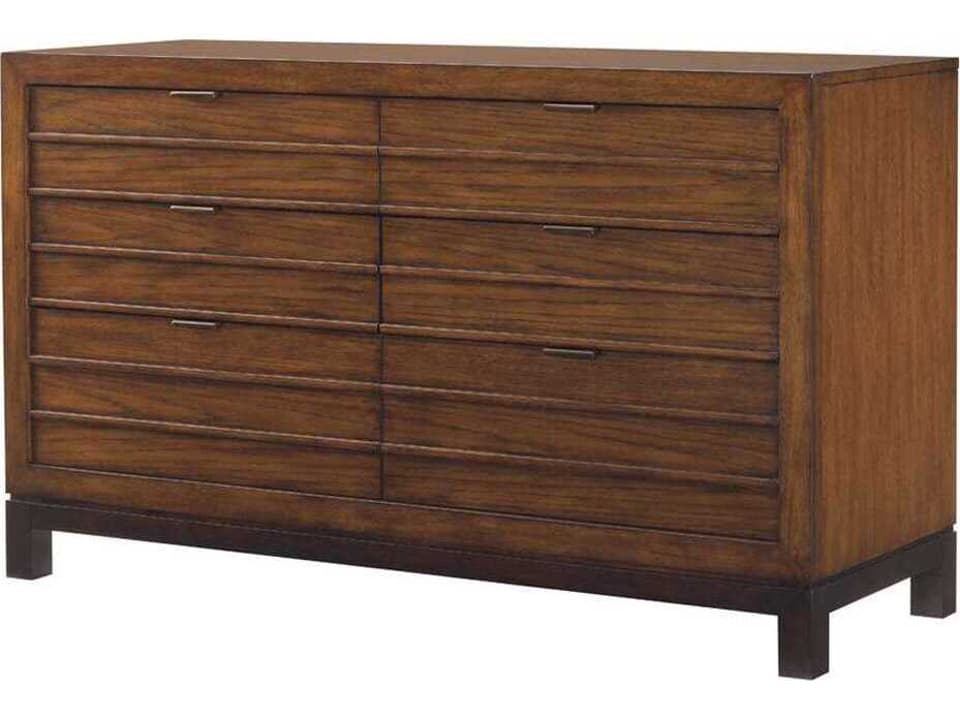 Ocean Club Palm Bay 6-Drawer Double Dresser in Sun Drenched Sienna