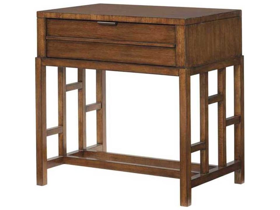 Ocean Club Kaloa 1-Drawer Nightstand in Sun Drenched Sienna