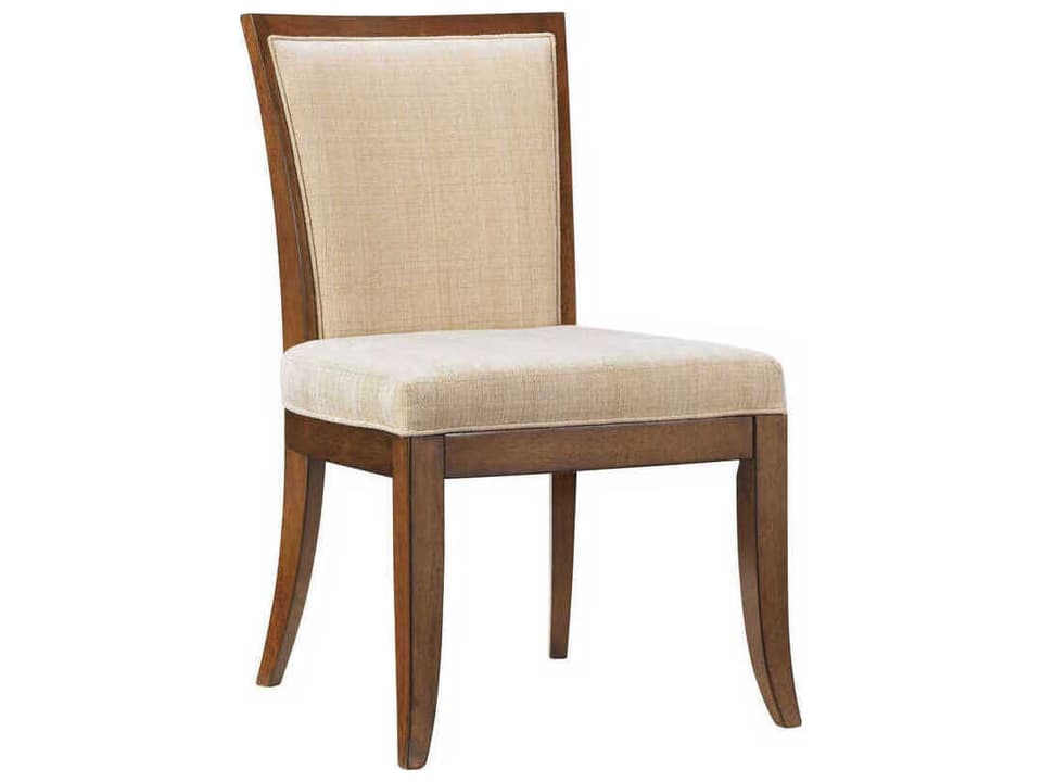 Ocean Club Kowloon Upholstered Dining Side Chair in Bali Finish