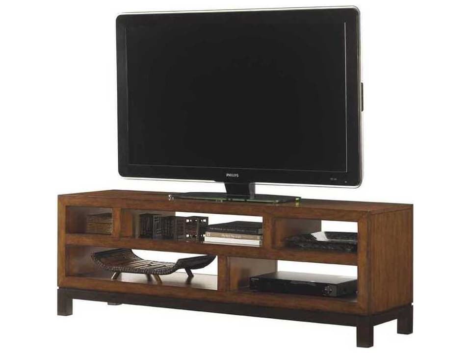 Ocean Club Pacifica Media Console with Sun Drenched Sienna Finish