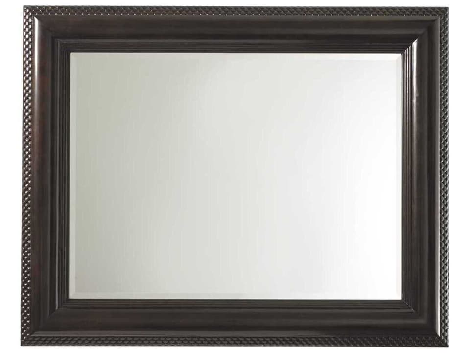 Royal Kahala Landscape Mirror in Dark Kona Mahogany