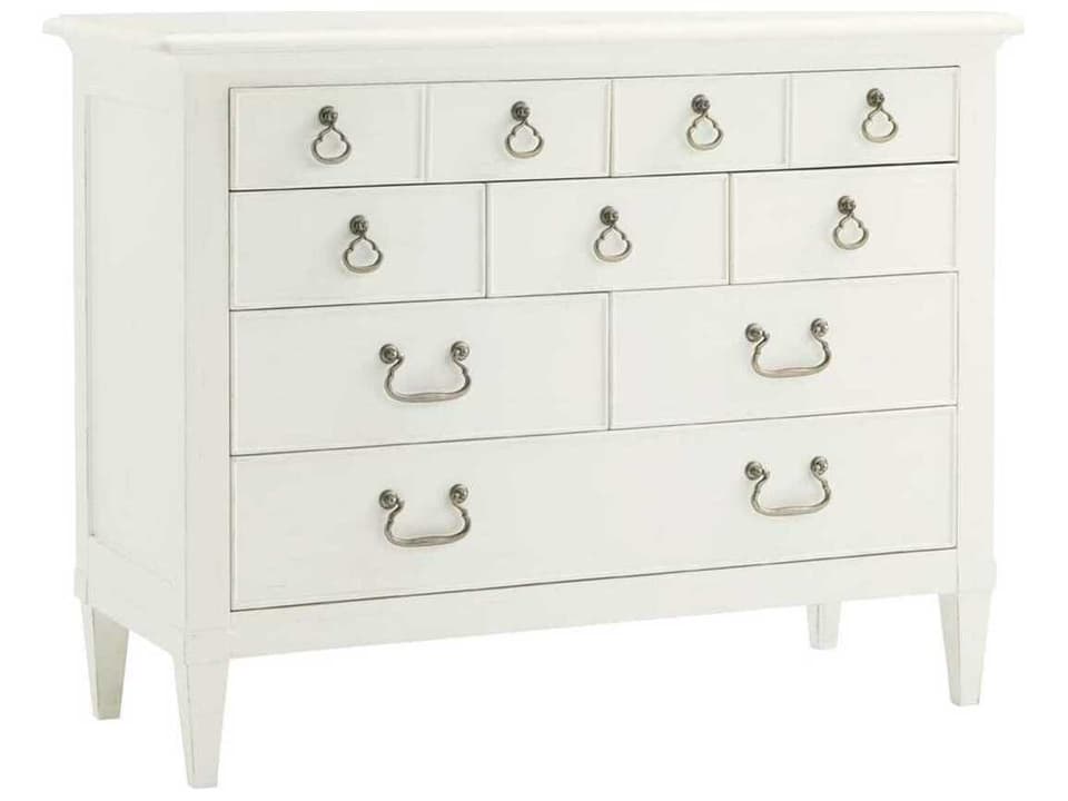 Ivory Key Elbow Beach 8-Drawer Dresser in Somers Isle White Finish