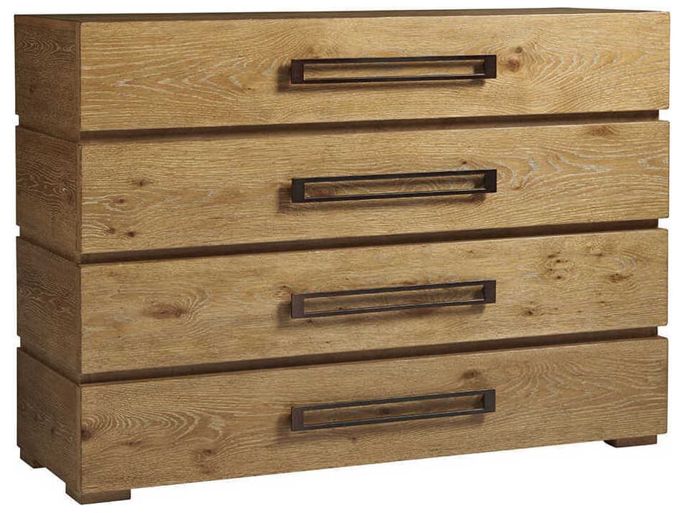 Home Perth 4-Drawer Single Dresser in Knotty Oak