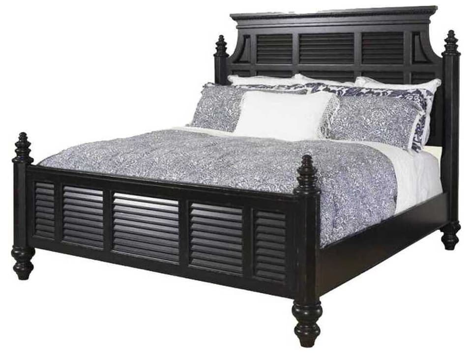 Kingstown Malabar Queen Panel Bed in Tamarind Finish
