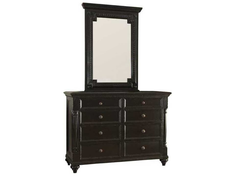 Home Kingstown Stony Point 8-Drawer Dresser in Tamarind Black