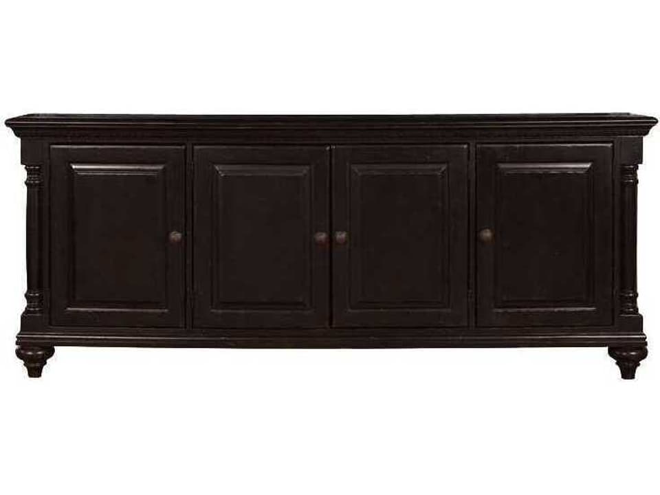 Home Kingstown Wellington 83-Inch Wood Media Console in Tamarind