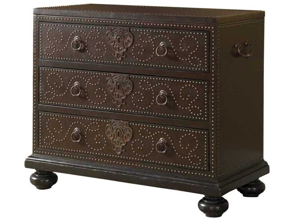 Kingstown Tortola 3-Drawer Accent Chest in Tamarind