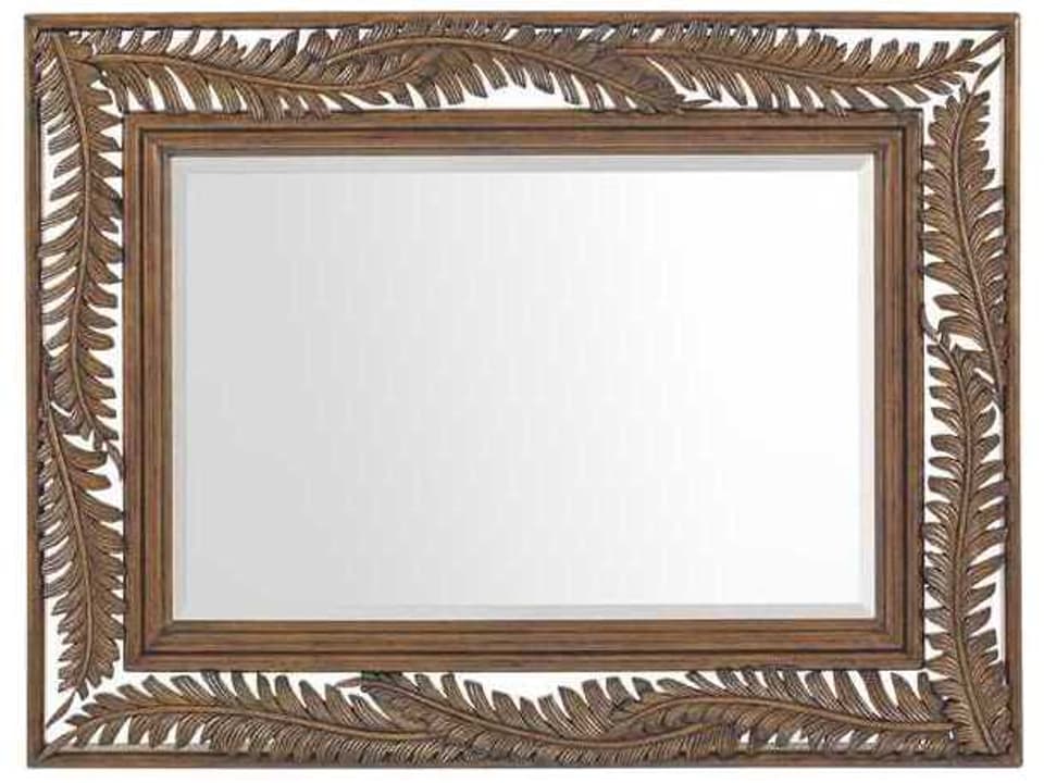 Bali Hai Seabrook Wood Framed Landscape Mirror
