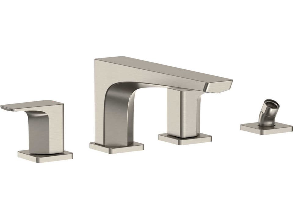 GE Four-Hole Roman Tub Filler Trim Widespread Lever Handles