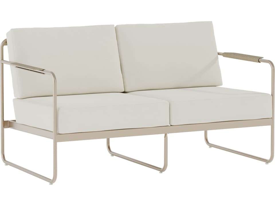 Mirage Cushion Aluminum Loveseat