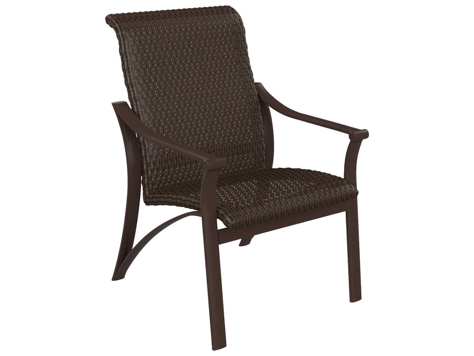 Corsica Woven Aluminum Dining Side Chair