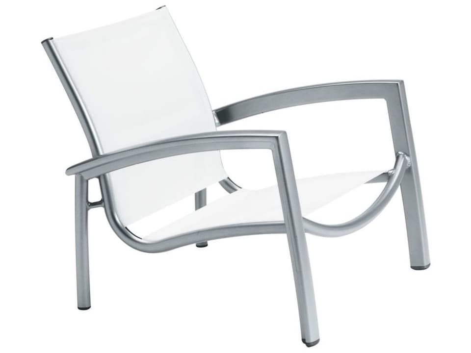 South Beach Relaxed Sling Aluminum Lounge Chair
