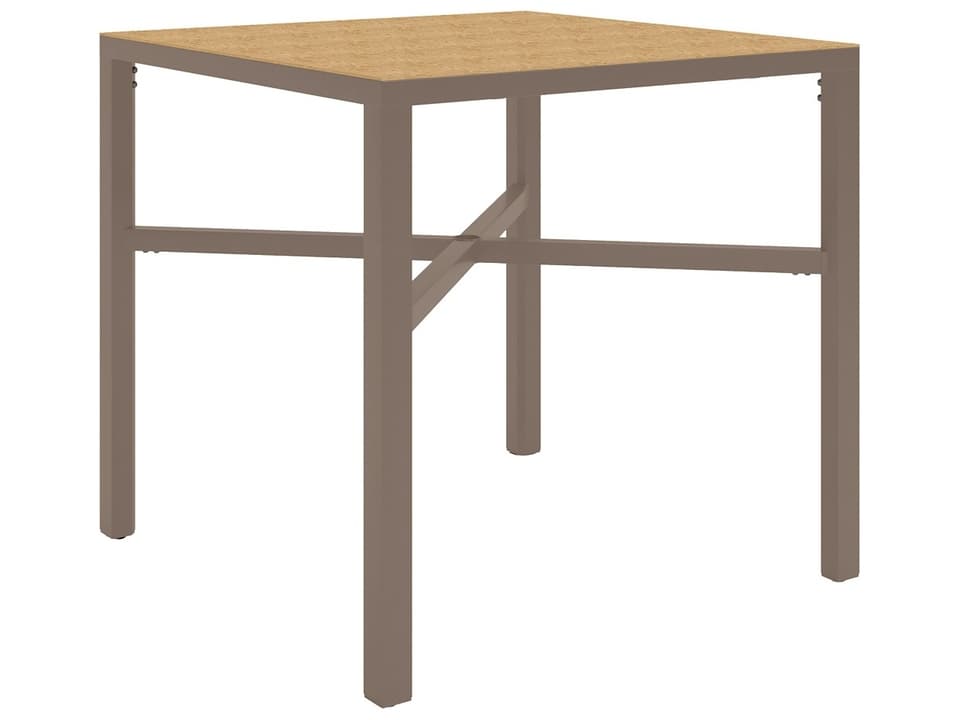 Parson Positano 37-Inch Square Aluminum Counter Umbrella Table