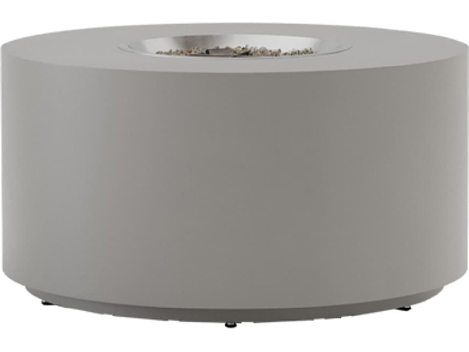 Huntington Aluminum Round Fire Pit Table