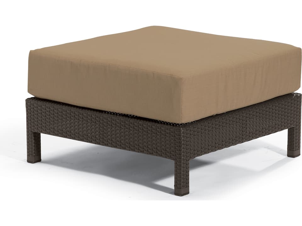 Evo Woven Square Ottoman with RELAXplus Cushion