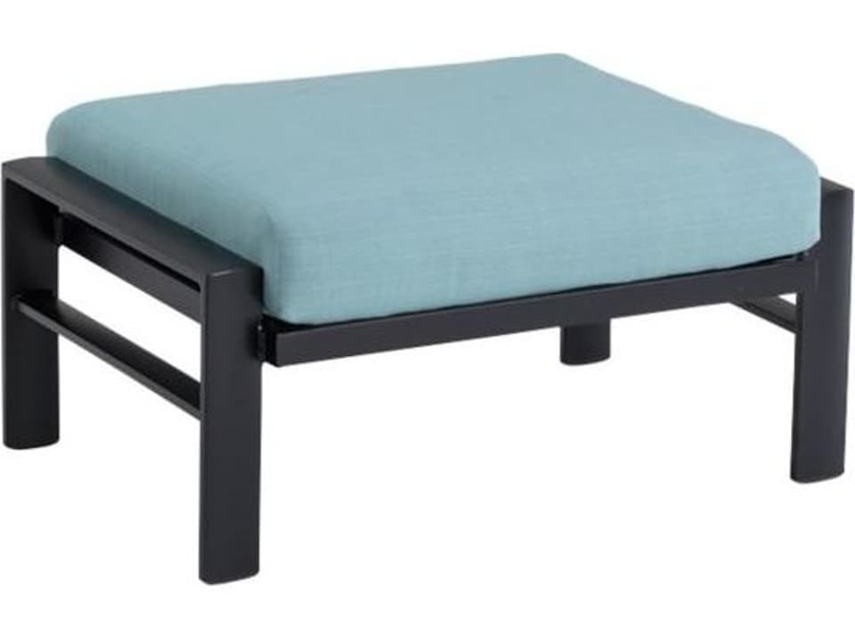 Kenzo Cushion Aluminum Ottoman