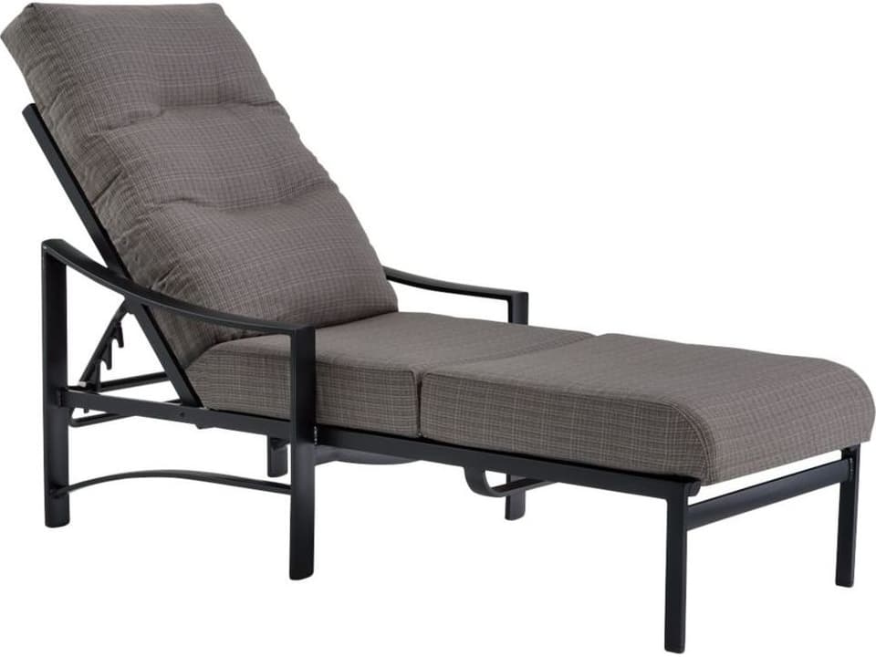 Kenzo Cushion Chaise Lounge with Arms