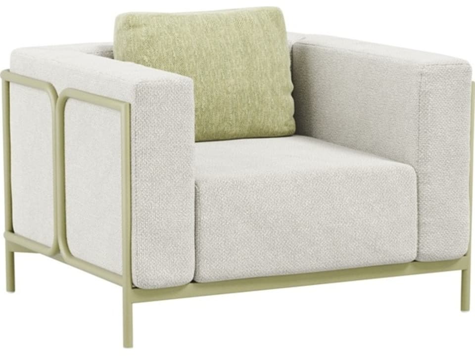 Duval Cushion Aluminum Lounge Chair