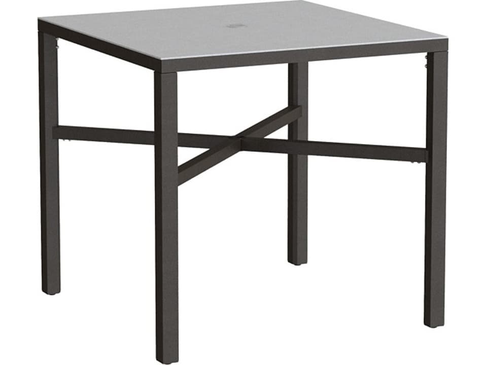 Parson Solid Top Aluminum 37-Inch Square Counter Table