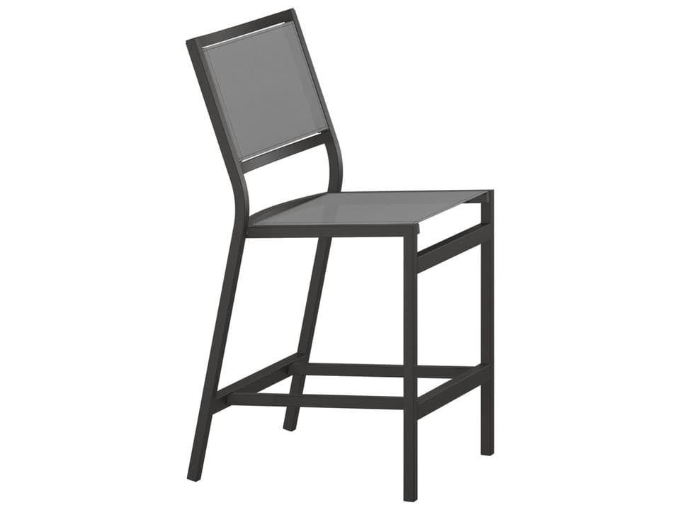Cabana Club Sling Armless Counter Height Stool in Custom Finish