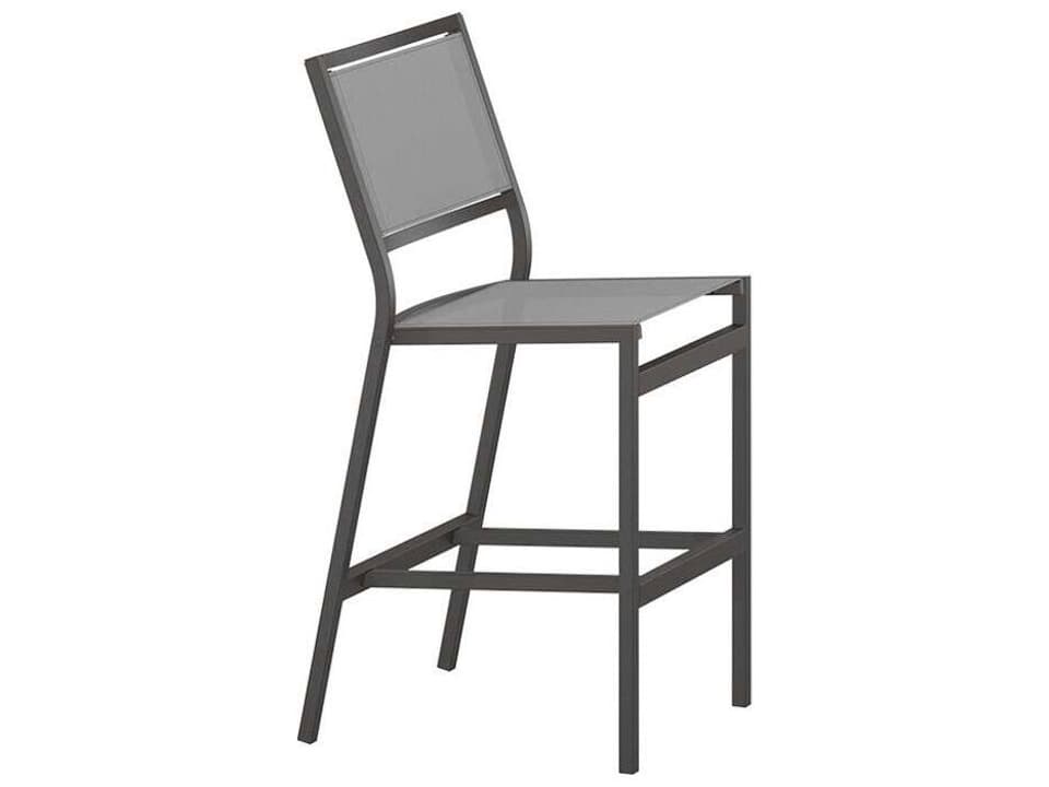 Cabana Club Sling Armless Bar Stool in Powder-Coated Aluminum by Richard Holbrook